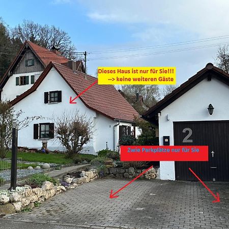 Ferienparadies Am Kammerberg - Ein Ganzes Haus Fuer Sie Alleine!!! Weißenhorn エクステリア 写真